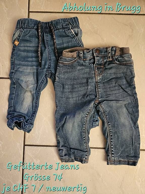 Hosen: Gefütterte Hosen Grösse 74 – Gebraucht aus Brugg AG von man_cx5c