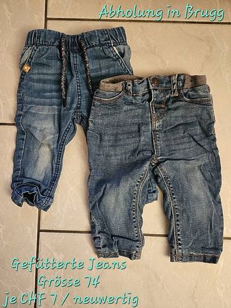 Gefütterte Hosen Grösse 74