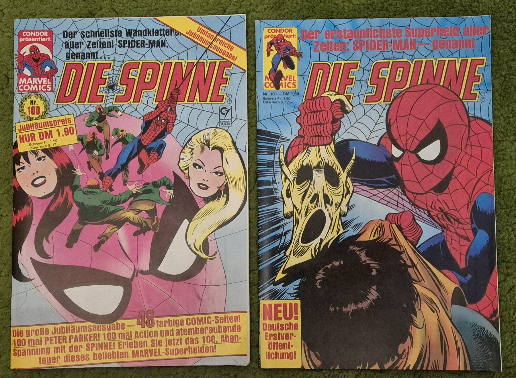 BD: Die Spinne / Marvel Comics / Condor Verlag / 6 Hefte – D'occasion à Chur par Schaf_60 2