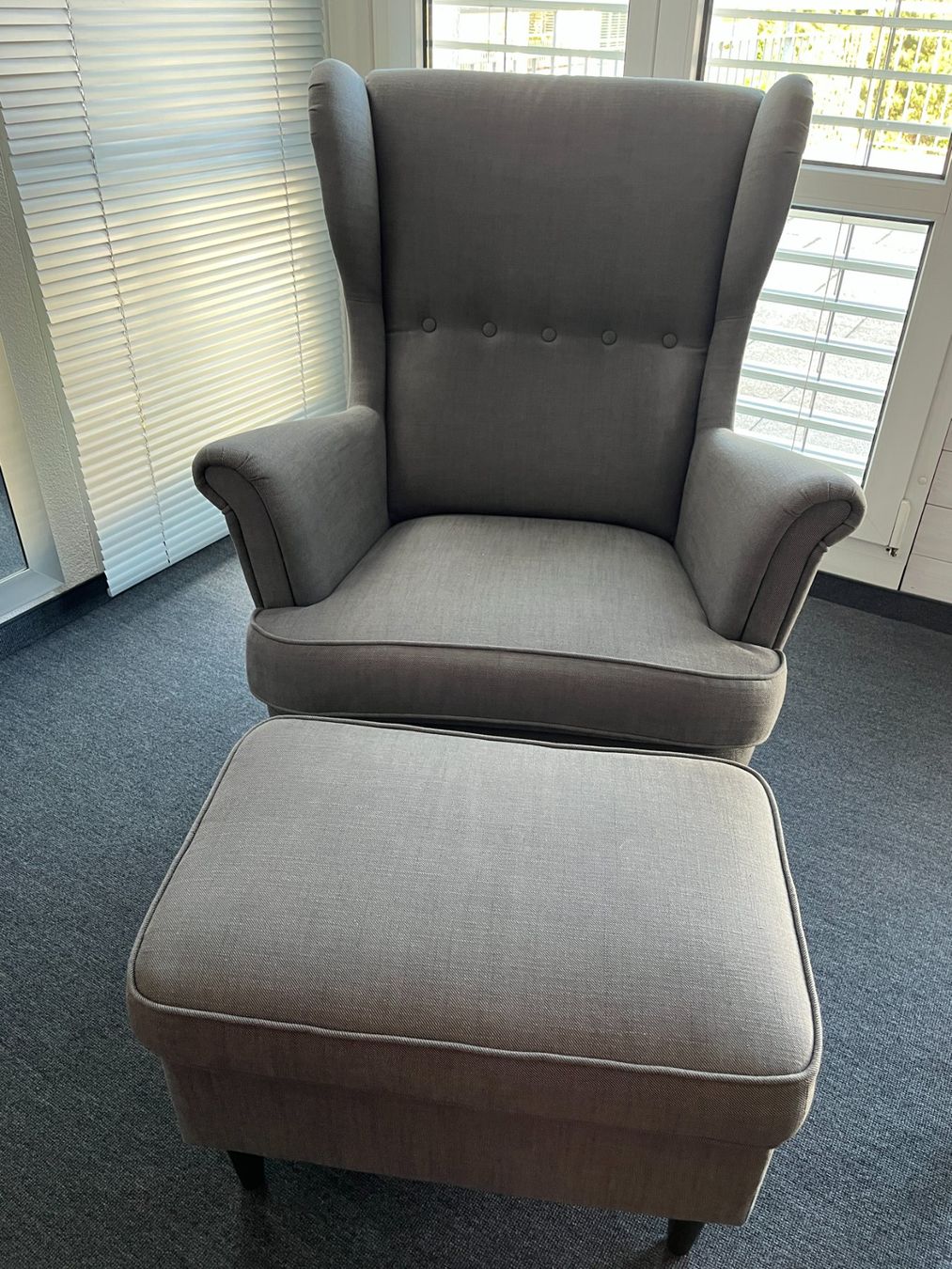 Ikea Sessel: Sessel mit Hocker, IKEA Modell Strandmon – Gebraucht aus Baden von die_9vf9 2