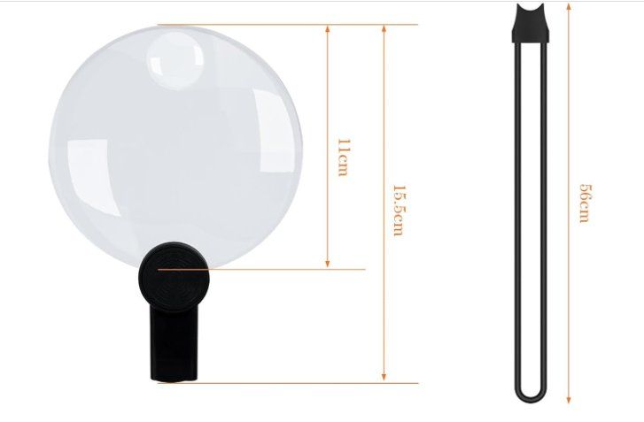 Altro per Ottica: Tragbare Flexible Halslupe 4X und 2X – Nuovo e nell'imballaggio originale da Châtelaine venduto da topshop.switzerland 3