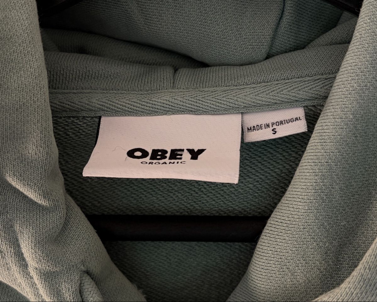 Obey Maglioni & Felpe: OBEY Kapuzen-Pullover Mintgrün (Gr. S) – Nuovo e nell'imballaggio originale da Luzern venduto da jeltic 1