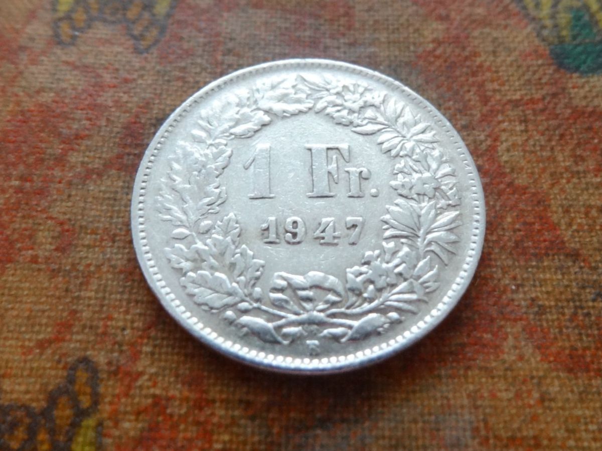 Tutti le monete: 1 Fr. 1947  (Y) – Usato da Romanel-sur-Lausanne venduto da Swift13