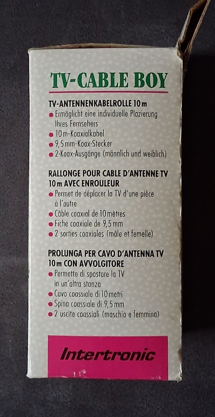 Kabel: Enrouleur câble TV coaxial 10m  – Neu (gemäss Beschreibung) aus St-Imier von supernova21 3
