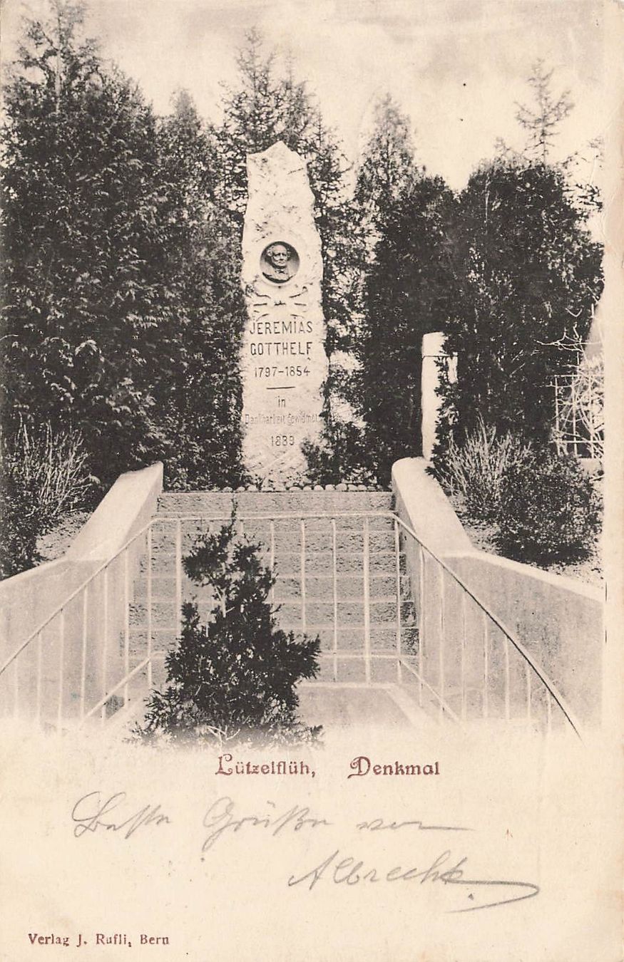Cartoline postali: Lutzelflüh Denkmal – Usato da Biasca venduto da Blenio71