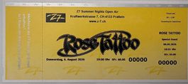  2 Tickets für Rose Tattoo  Z7 Summer Nights Open Air 