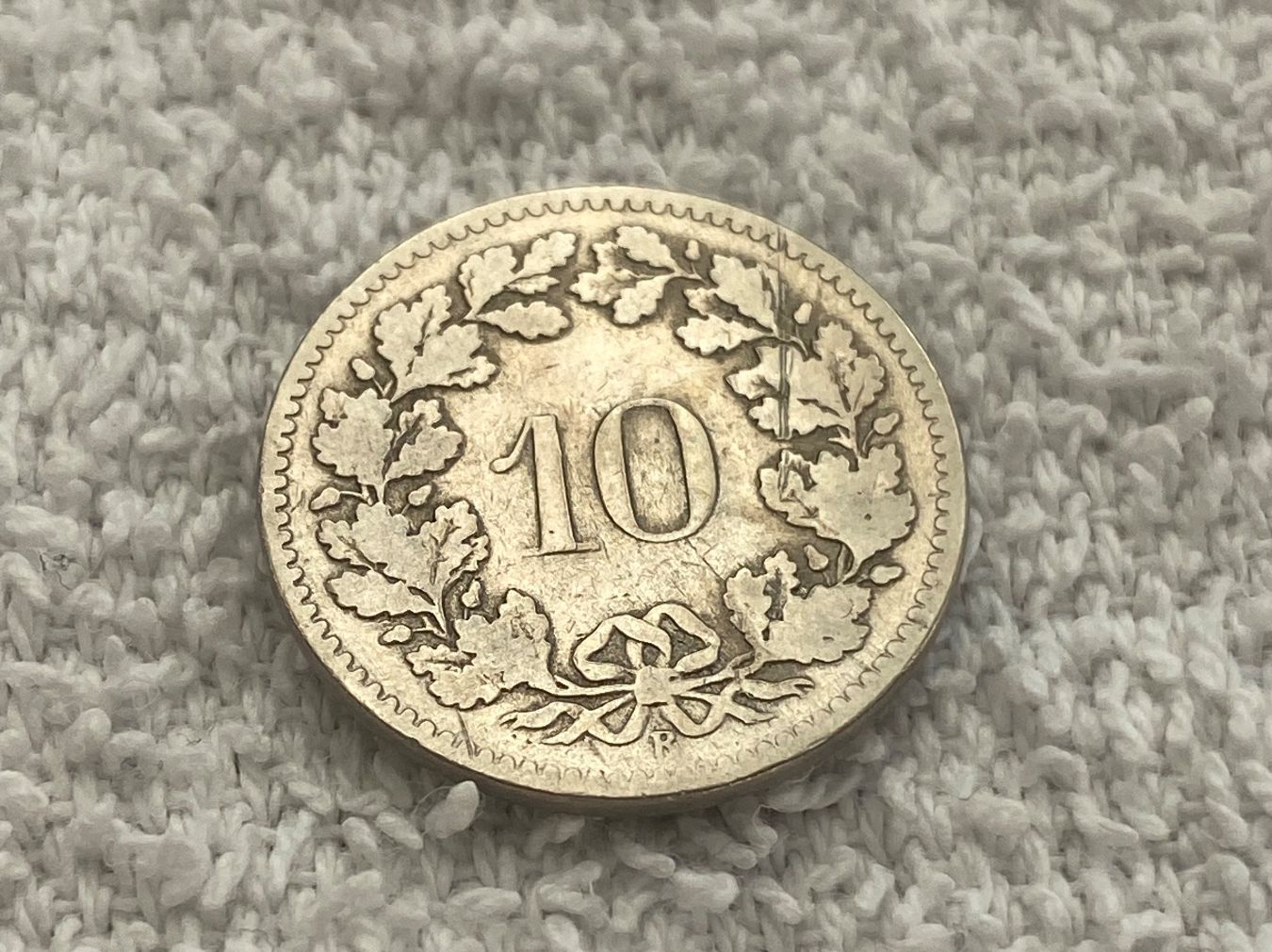 Alle Münzen: 10 centimes/rappen 1884 – Gebraucht aus Nyon von Ilmi09 1
