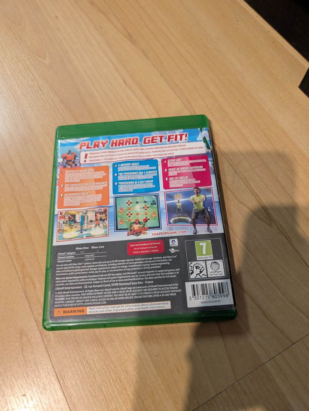 Jeux: Shape up Microsoft Xbox one/series x – D'occasion à Giubiasco par Ticinerd 1