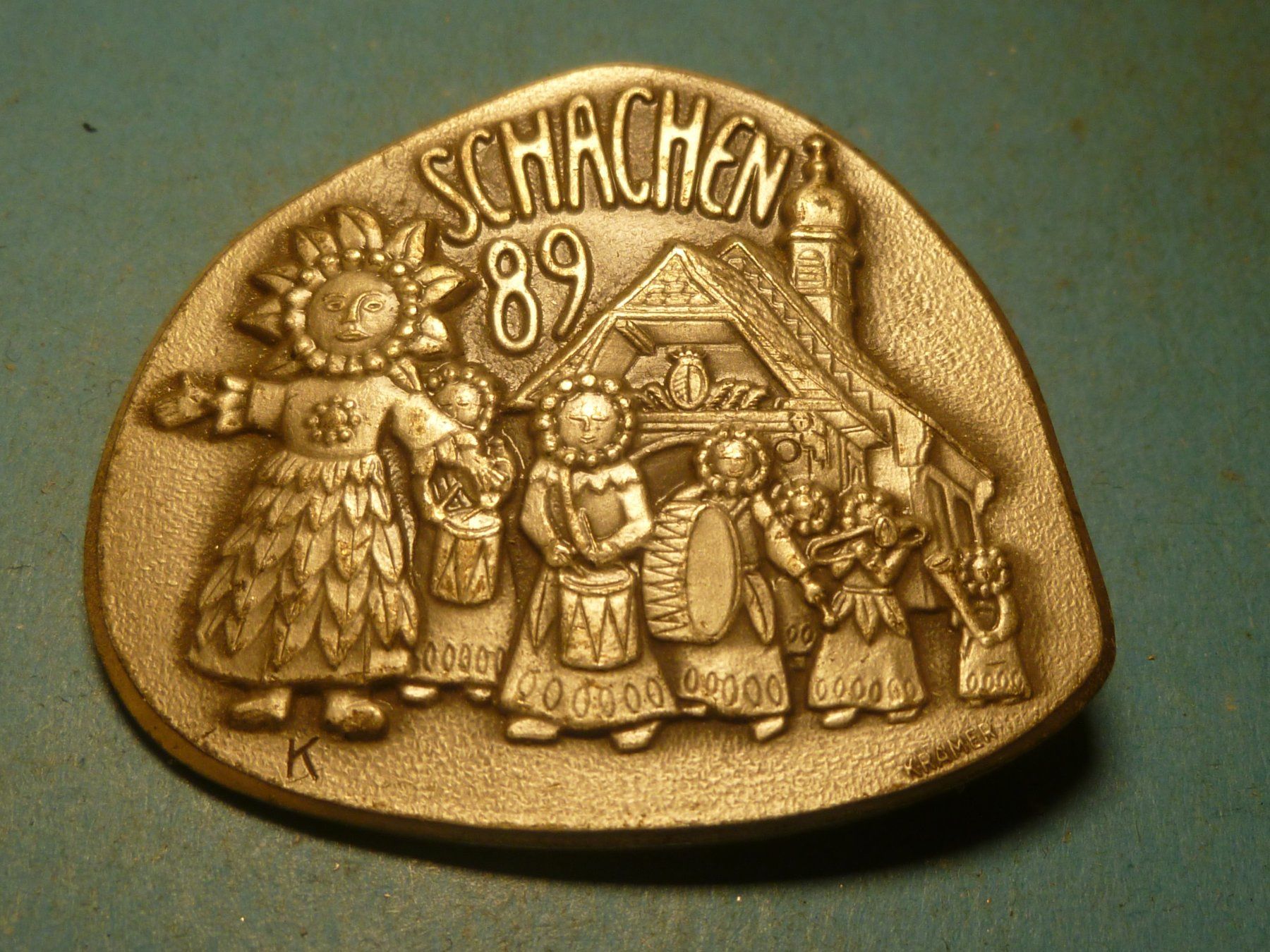 Placchette & Badge: SCHACHE 1989 SILBER – Usato da Ried (Muotathal) venduto da Mandarin02