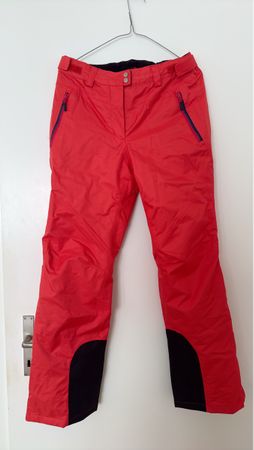 Ski Pants Red Size 34/36 with Zips