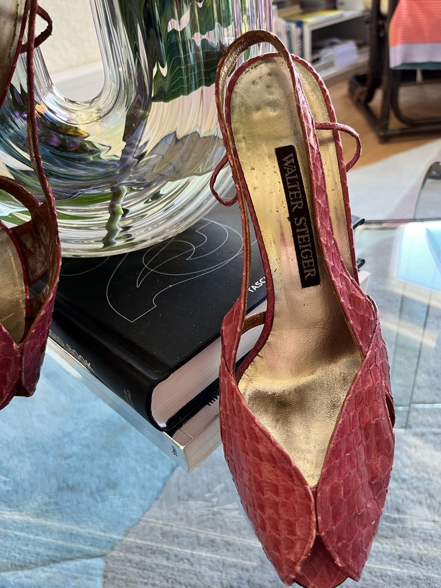 Scarpe da donna: Walter Steiger vintage cuir shoes – Usato da Evilard venduto da Mamarsi 1