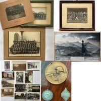 Konvolu Lot Militär Fotos Ansichtskarten Plaketen Armee