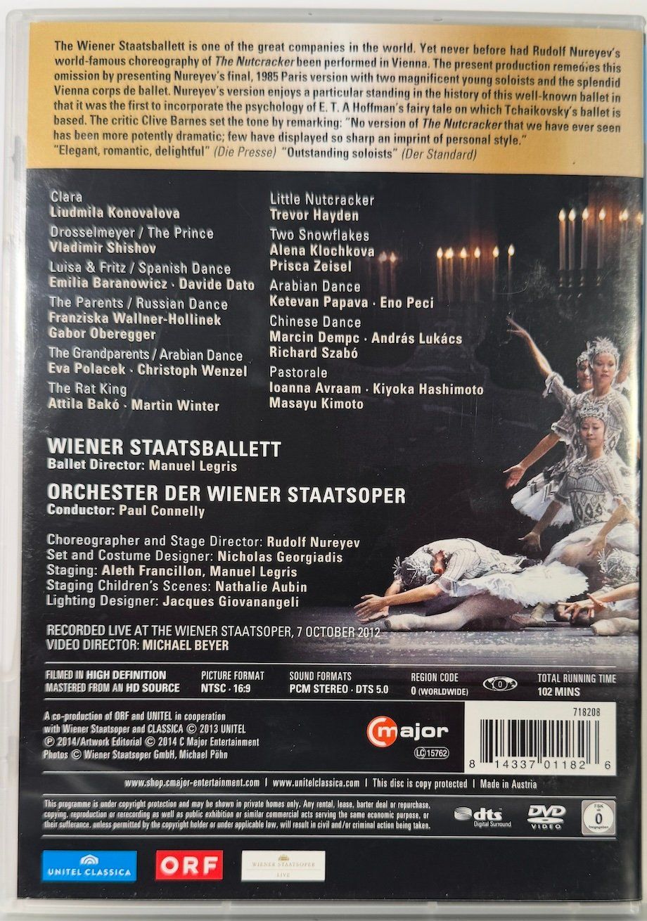 Tutti i DVDs: DVD THE NUTCEACKER - DER NUSSKNACKER - CESSE NOISETTE – Usato da Wisen venduto da gigisna 2