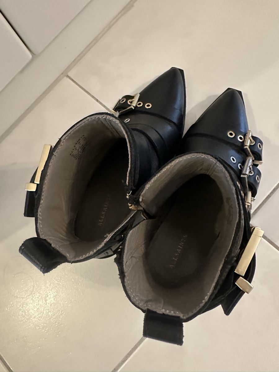Allsaints Damenschuhe: All Saints JANE BUCKLE BOOT - Stiefelette black Grösse 36 – Neu (gemäss Beschreibung) aus Zürich von Lucyy 4
