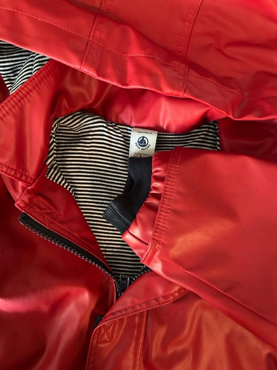 Petit Bateau Giacche: Rain jacket Petit Bateau red size 4 years 104cm – Usato da Maur venduto da SaraYannick 1