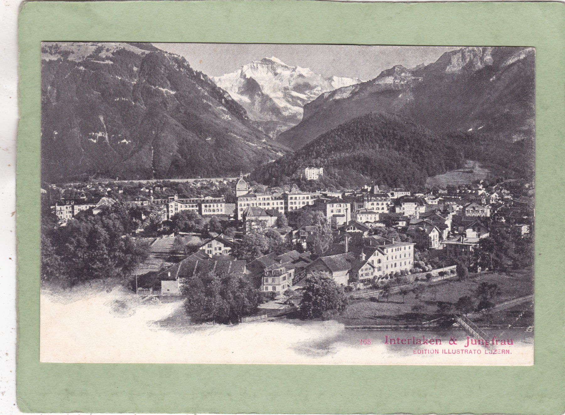 Cartes postales: Interlaken und Jungfrau – D'occasion à Herisau par Lisegrat2008