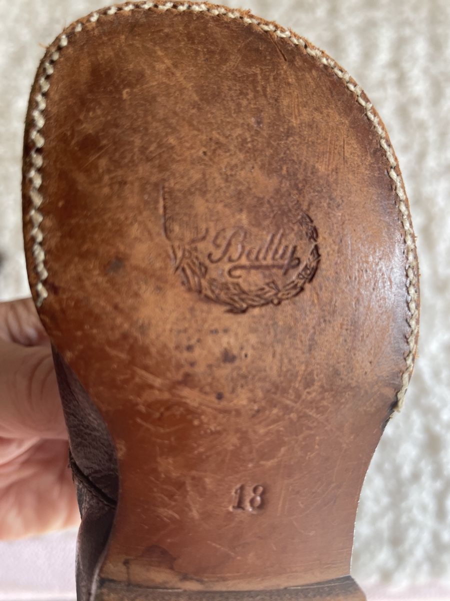 Bally Chaussures garçon: Vintage Lederschühchen BALLY – D'occasion à Meierskappel par Yllil 3