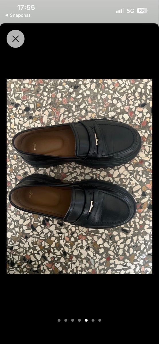 Maje Scarpe da uomo: Maje Leather Platform Loafers – Grösse 38 – Usato da Bern venduto da oaicu 3