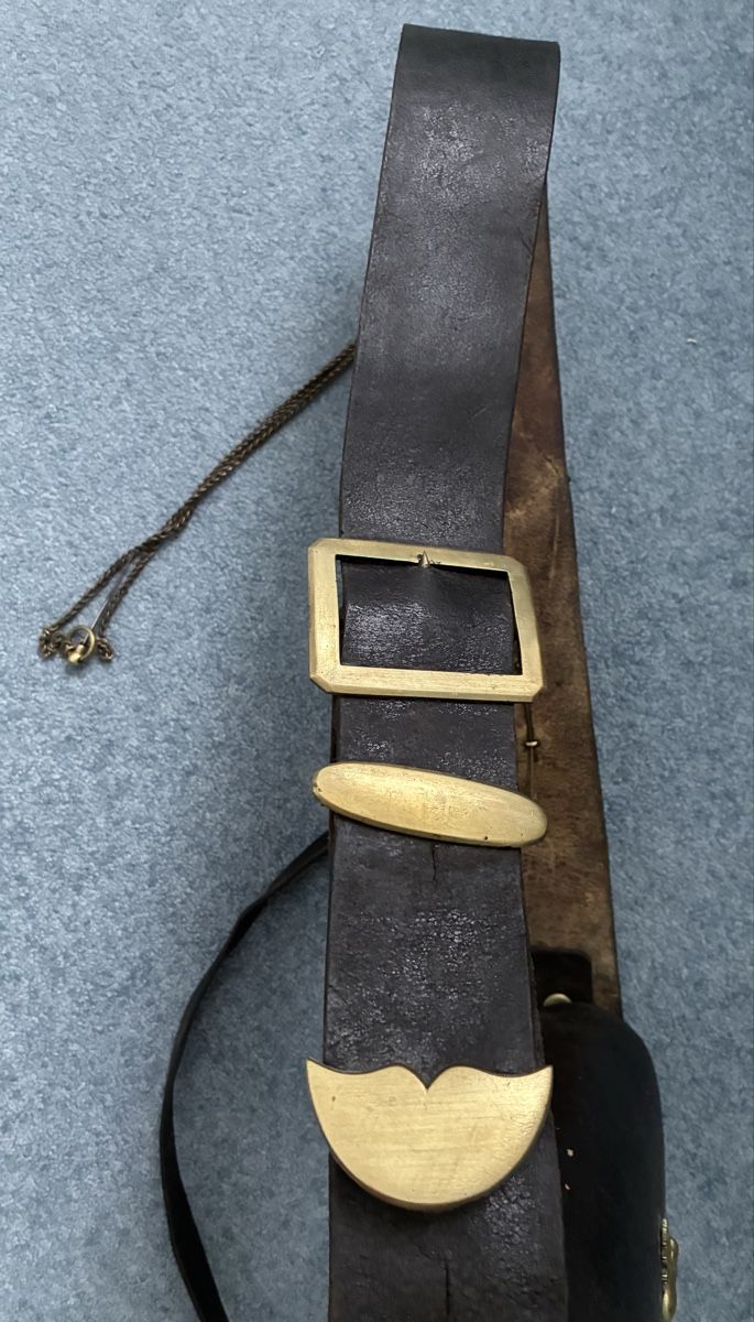 Schweizer Armee Uniformi: Artillerie Tasche Giberne 1852 – Usato da Gutenswil venduto da Antiques77 4