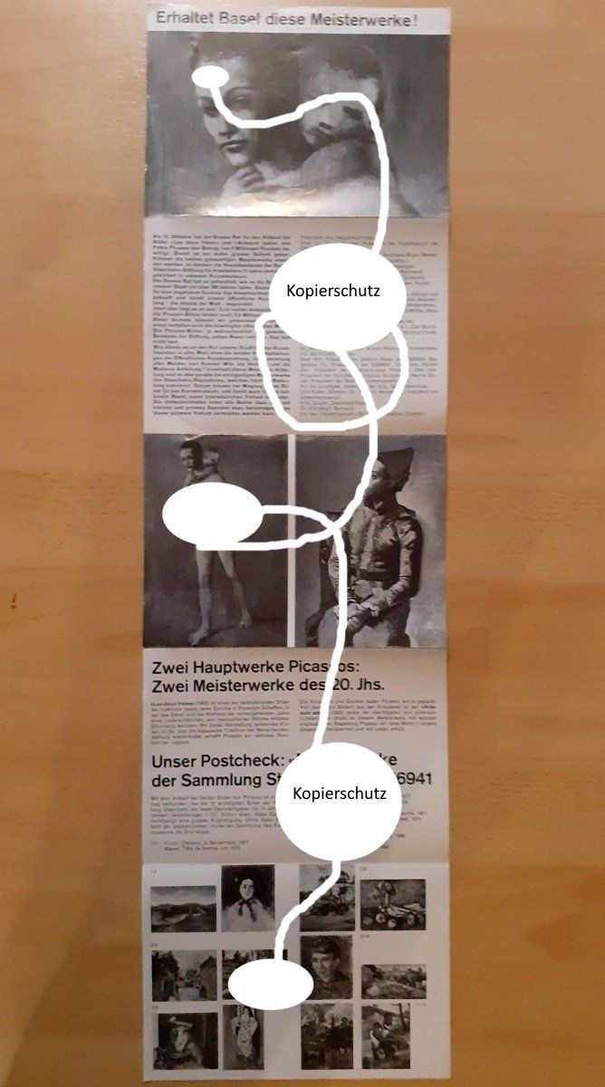 Foto & Immagini: Basel Picasso Bilder Historisches Leporello 1967  Flyer – Usato da Basel venduto da ideashop 1