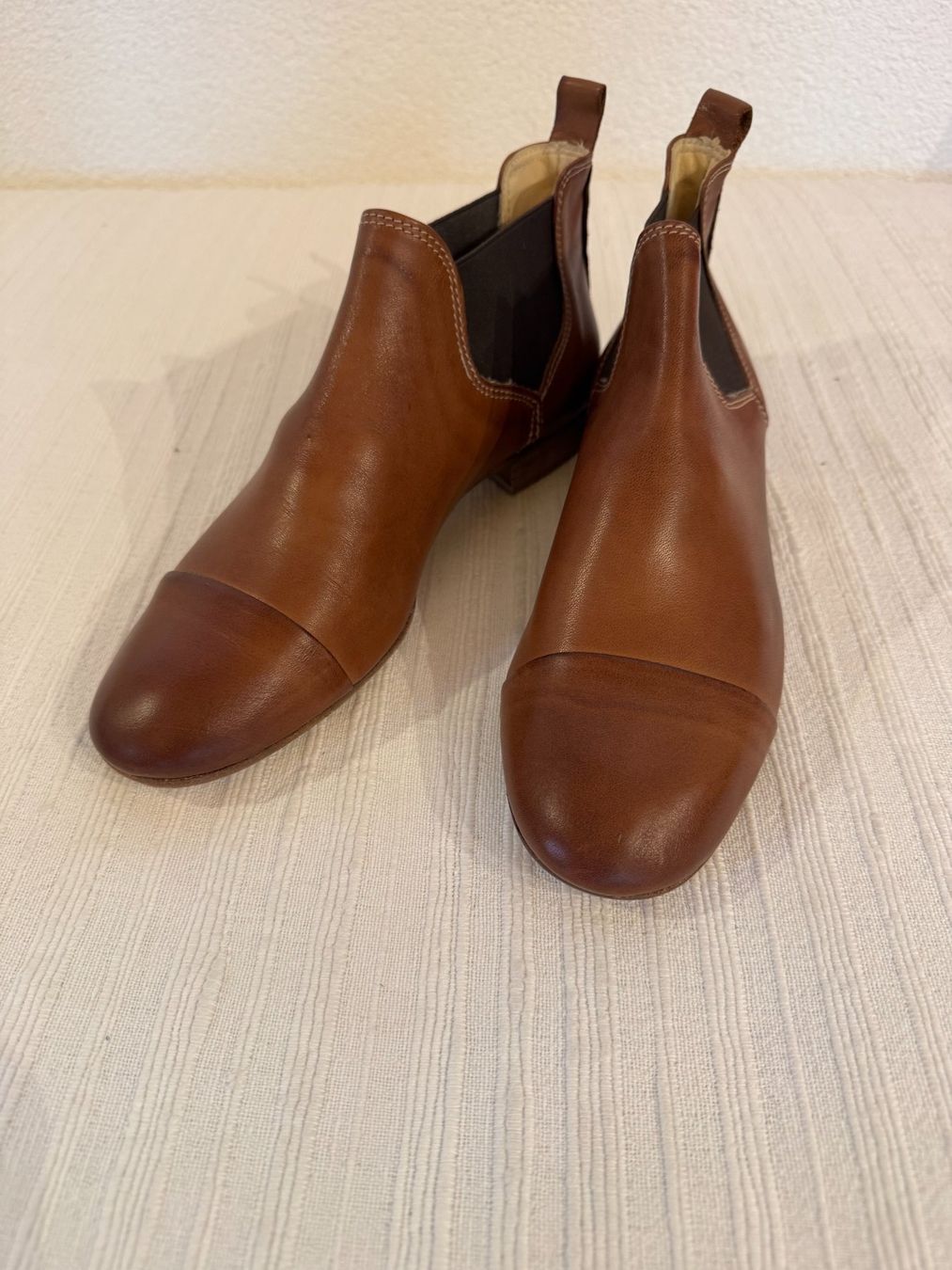 Scarpe da donna: Braune Leder Stiefeletten von Baldini – Nuovo (secondo la descrizione) da Stäfa venduto da Mofi8712