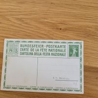 Carte Fête National Bundesfeier Karte 1913