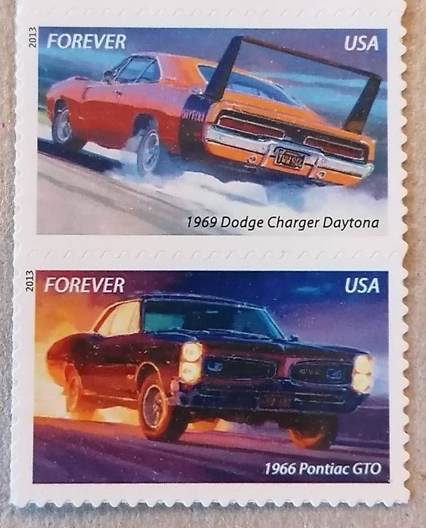 Alle Briefmarken: Muscle Cars Briefmarken – Gebraucht aus Stüsslingen von Sandsalz 1