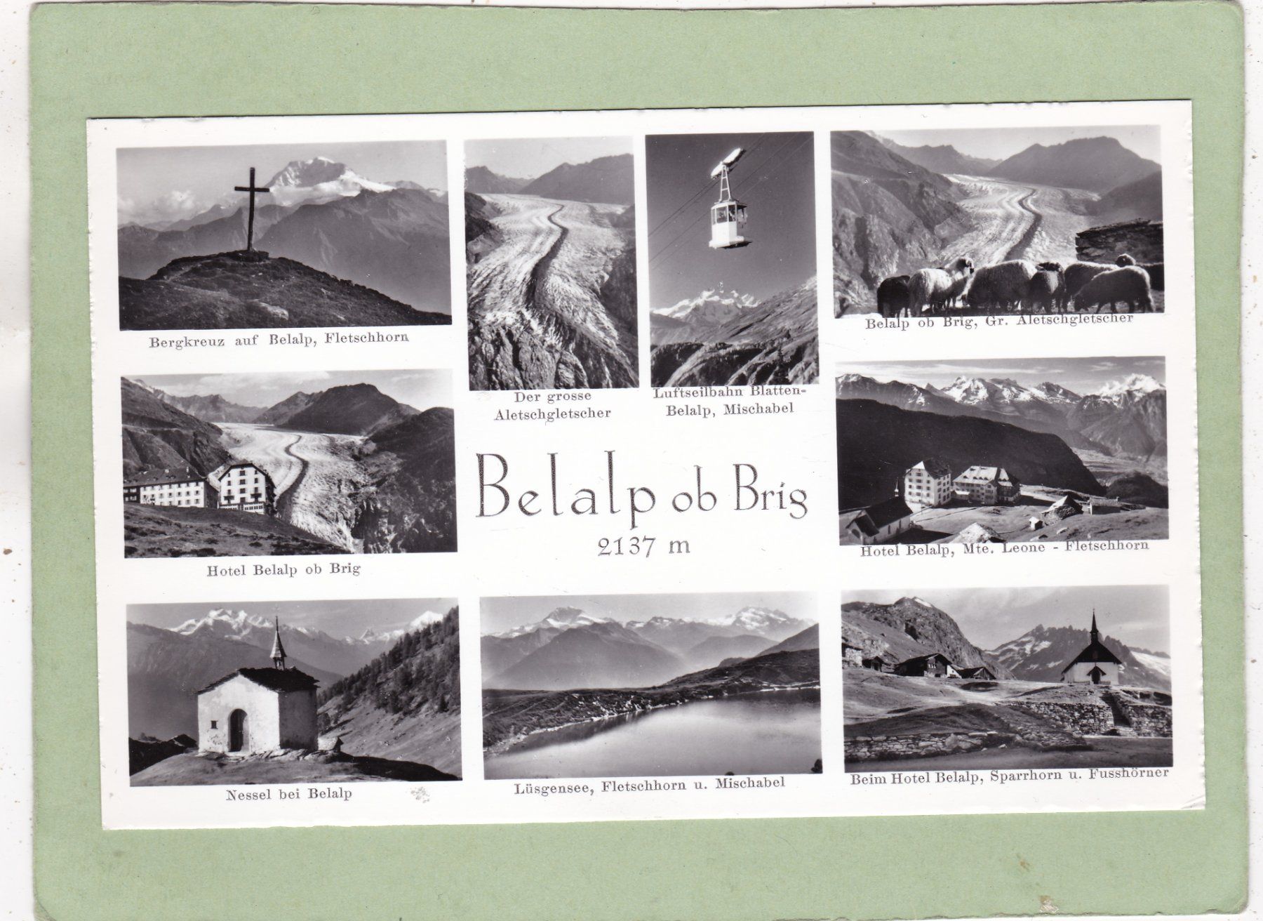 Cartoline postali: Belalp ob Brig – Usato da Herisau venduto da Lisegrat2008