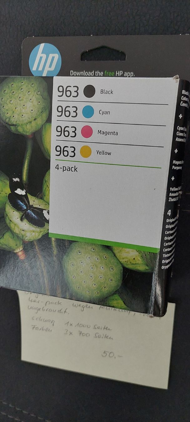 Hewlett Packard Cartucce per stampanti & toner: HP original Tinten Patronen – Nuovo e nell'imballaggio originale da Muri AG venduto da nindo1 7
