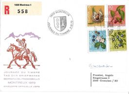 Tag der Briefmarke 1973, R-Brief, Sonderbrief, Pro Juventute