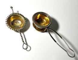ANTIKE*TEESIEB*VERSILBERT*SET****