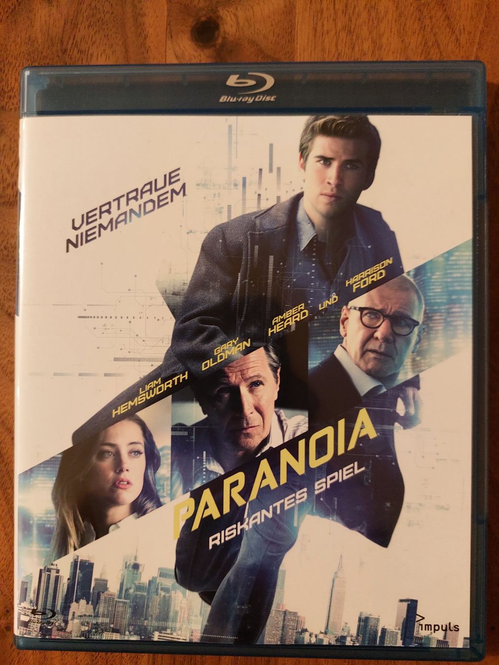 Tutti i DVDs: Blu Ray - Paranoia / Riskantes Spiel – Usato da Rheinfelden venduto da FilmAuktion