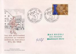TdB 1968 Wil, Brief mit SST S. 690 1968