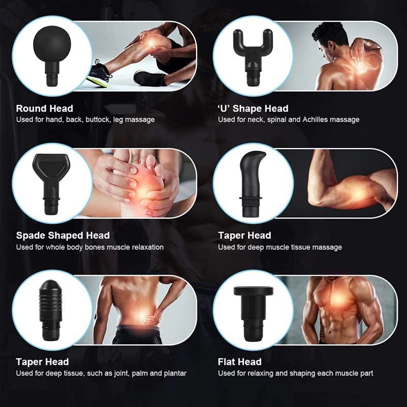 Dispositivi per massaggi: Muscle Massage Gun Körper-Massagegerät – Nuovo e nell'imballaggio originale da Malans GR venduto da BUYBEST-Schweiz 6