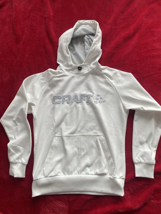 CRAFT Sport Hoodie Gr. 38 Weiss - Guter Zustand! 1