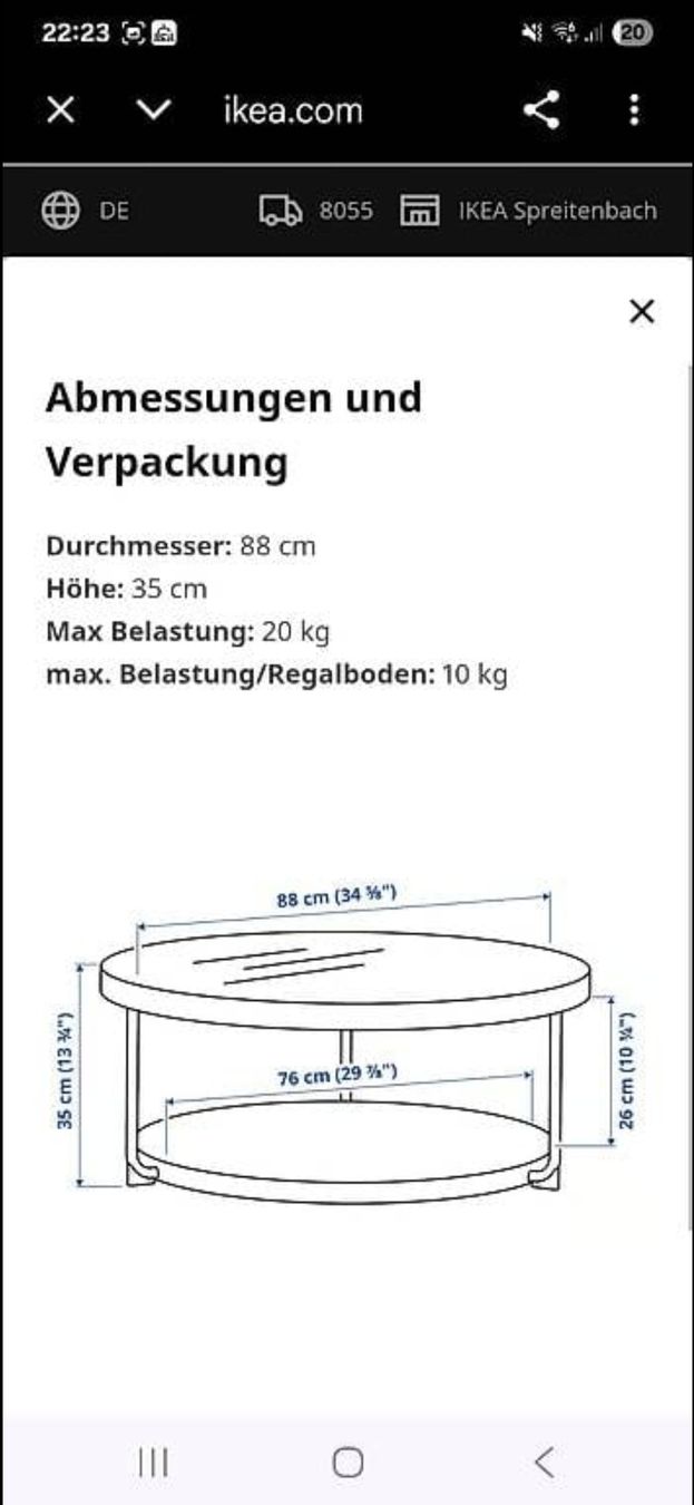 Tavoli: FRÖTORP Couchtisch Ikea – Usato da Zürich venduto da Drago670 4