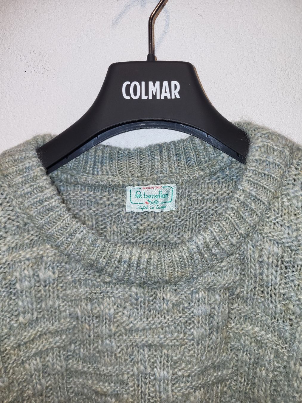 Benetton Pullover & Sweatshirts: BENETTON - Laine Épaisse, Pull d'hiver Chaud, Taille M – Gebraucht aus Haute-Nendaz von DetoutDerien 2