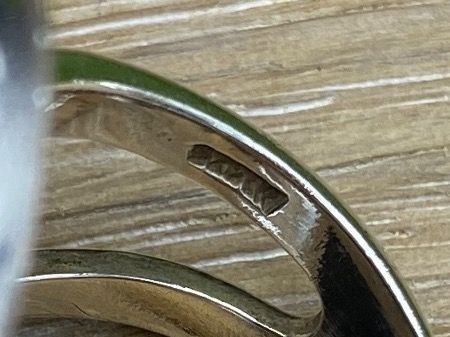 Ringe: Bague camé, en argent, onyx et nacre – Gebraucht aus Agiez von Beve15 8