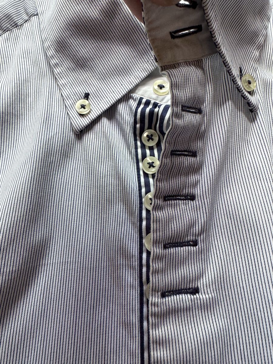 Hemden: 7camicie Herrenhemd gestreift XL button-down Kragen sommerli – Gebraucht aus Schaffhausen von vasco016 4