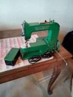 ELNA Grasshopper Nähmaschine grün, Vintage, guter Zustand 🧵