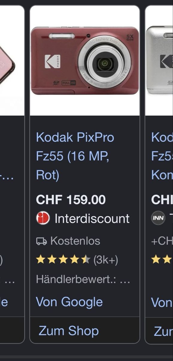 Kodak Fotocamera: Kodak PixPro Fz55 – Nuovo e nell'imballaggio originale da Rheineck venduto da -cuki- 5