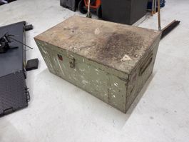Metall Werkzeugkiste grün box 