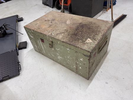 Metall Werkzeugkiste grün box