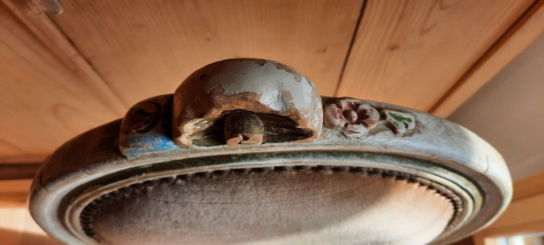 Stühle: Stuhl mit braunem Samt. – Gebraucht aus Uetendorf von Neidem 4
