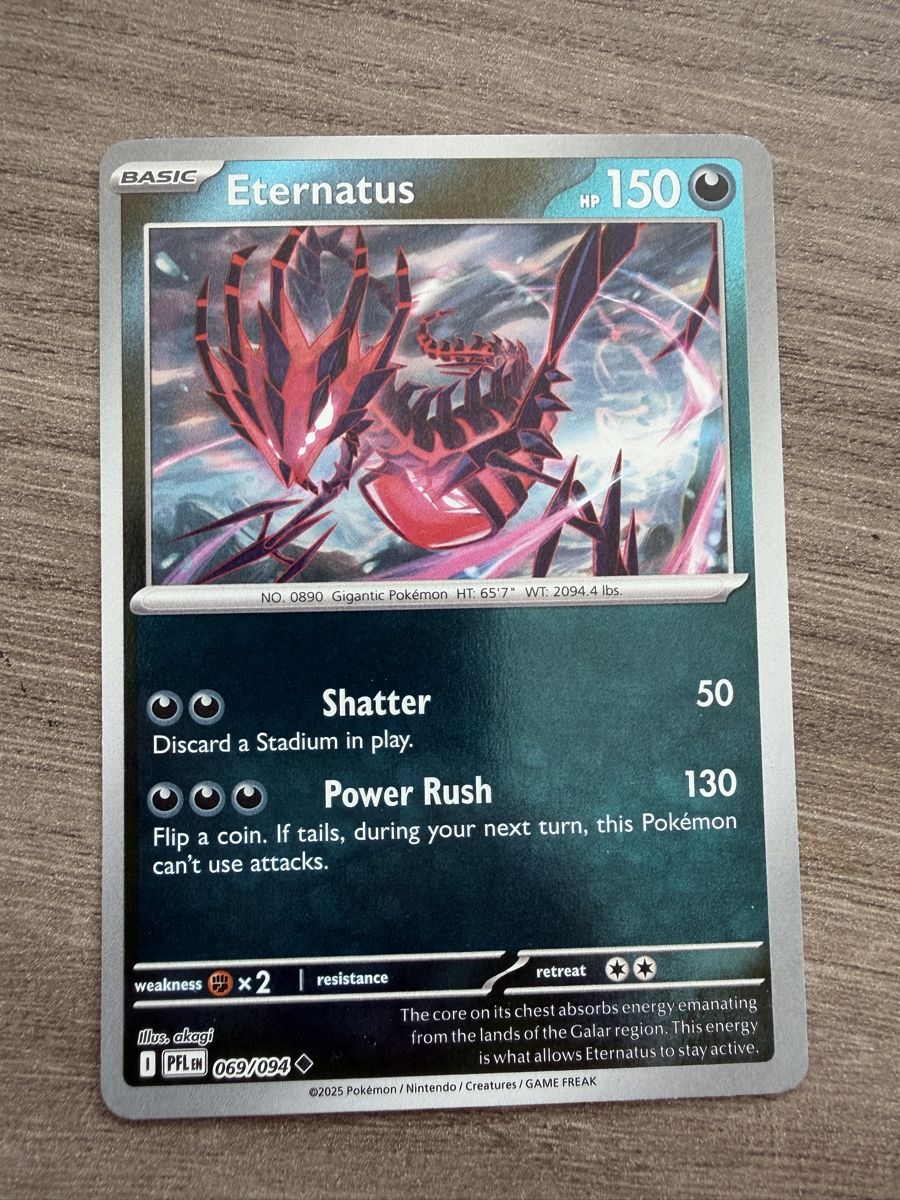 Pokémon Carte collezionabili: Eternatus (PFL069) – Nuovo (secondo la descrizione) da Vevey venduto da Matx