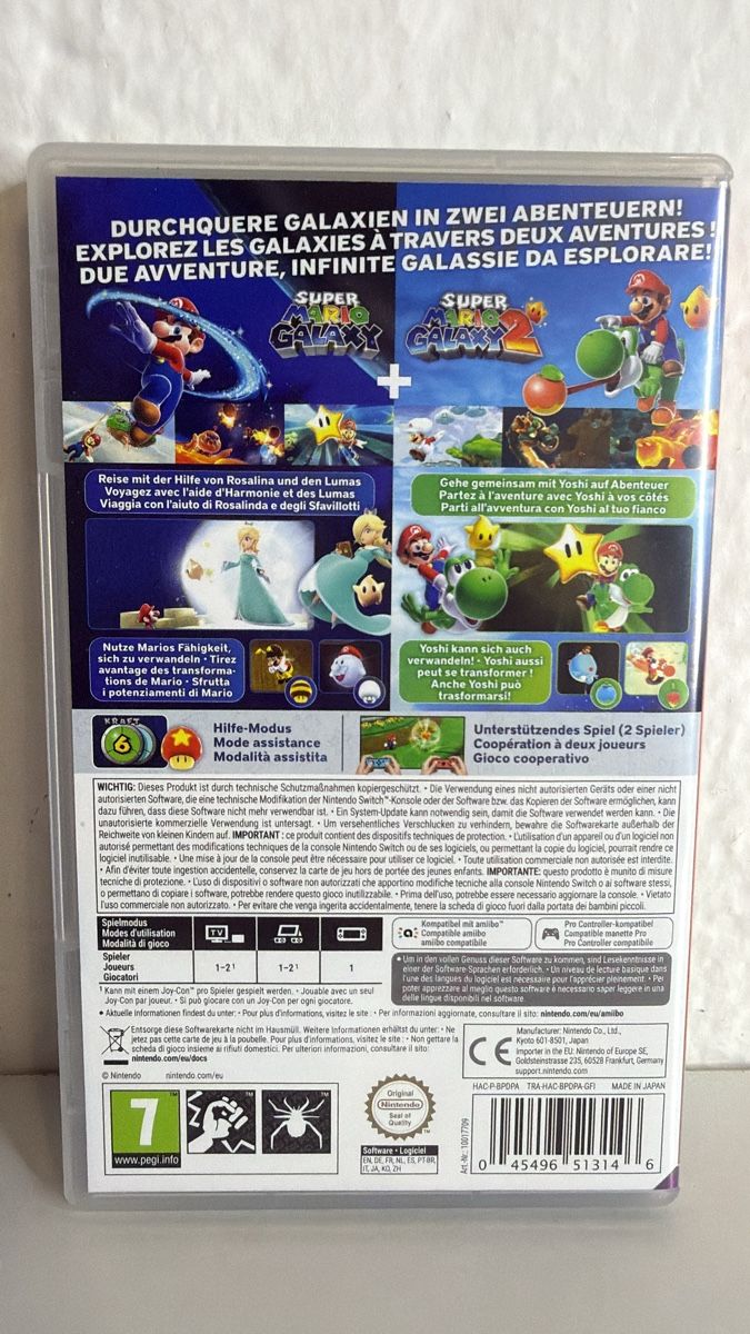 Nintendo Giochi: Super Mario Galaxy + Galaxy 2 for Nintendo Switch Game – Usato da Ehrendingen venduto da bubulence 1