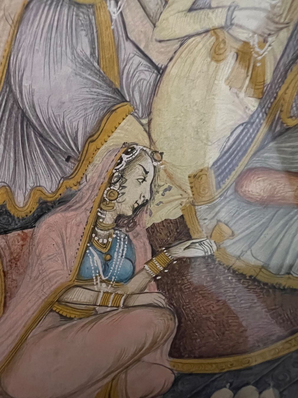 Dipinti: Miniature indo-persane, style moghol – calligraphie persane – Usato da St-Ursanne venduto da Heavenly10 3