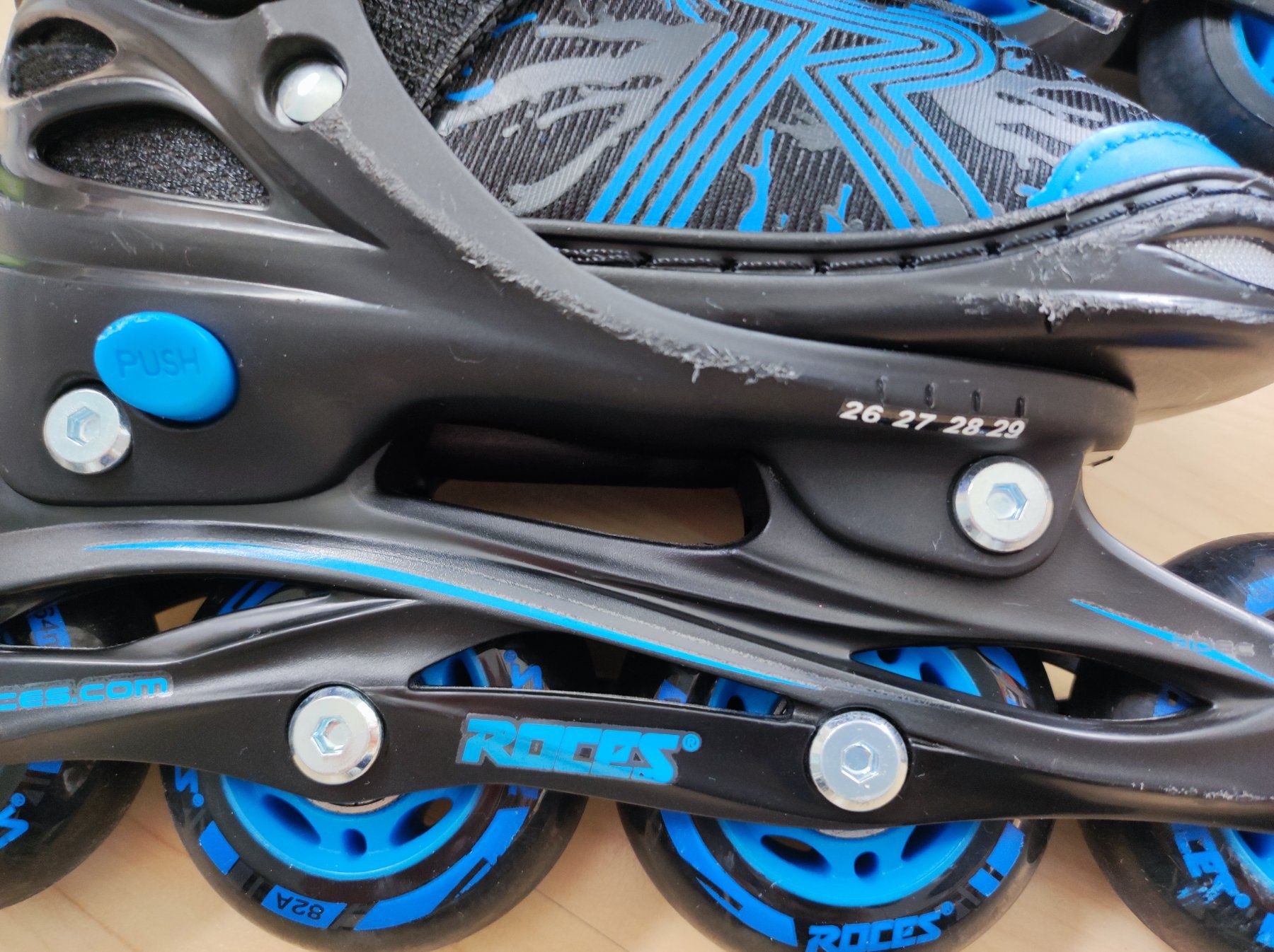 Inline-Skating & Rollschuhe: Roces Inline Skates, verstellbar Gr. 26-29 – Gebraucht aus Pfaffnau von  1