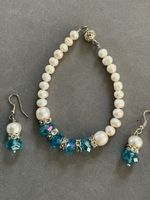 Perlen Armband und Ohrringe