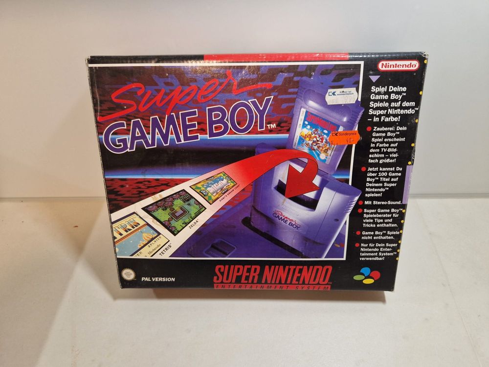 Nintendo Super Gameboy in OVP, komplett mit Spieleberater (Gebraucht ...